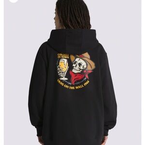 Vans Small Black Graphic Hoodie Coldest One in Town